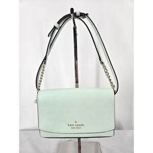 Kate Spade Carson Saffiano Leather Crossbody in Mint